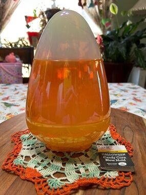 Way To Celebrate Light Up Halloween Candy Corn Blow Mold 2025 NWT